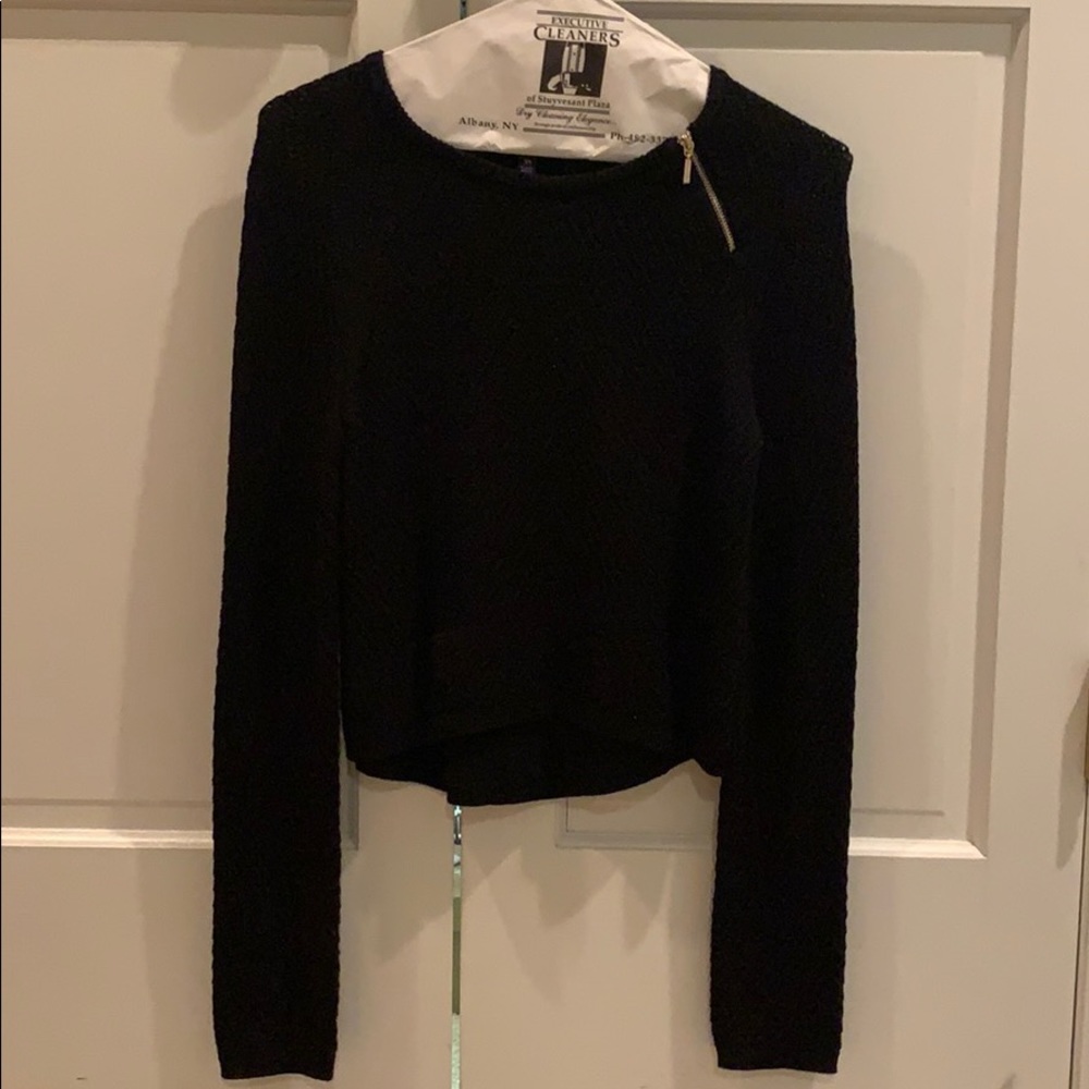 Cropped sweater from White House Black Market